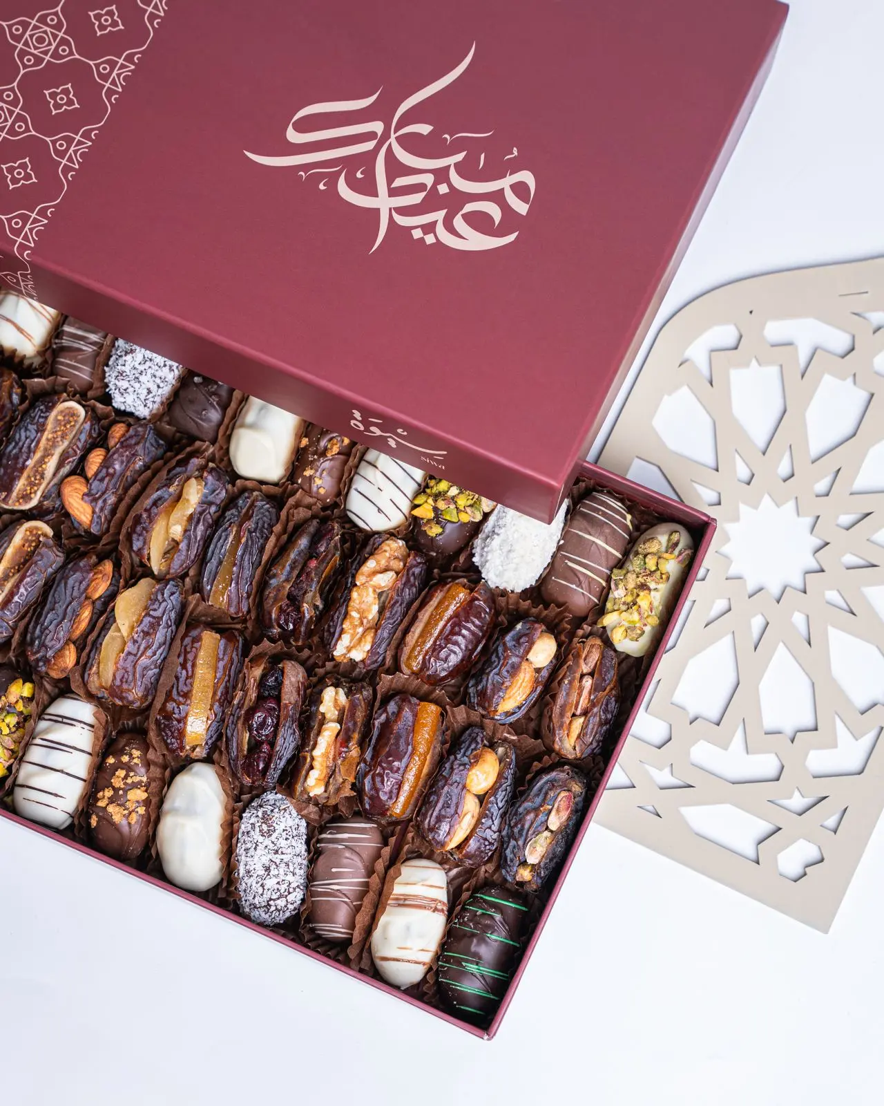 Premium Chocolate-Dipped Stuffed Medjool Dates - Siwa Flavors Jordan