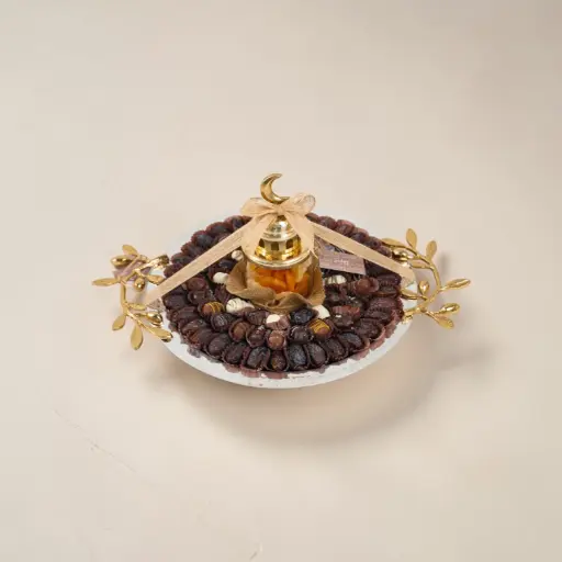 Premuim Circular Silver Tray - Eid Tray