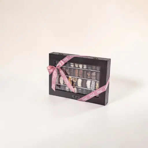 Large Wooden Dates Box